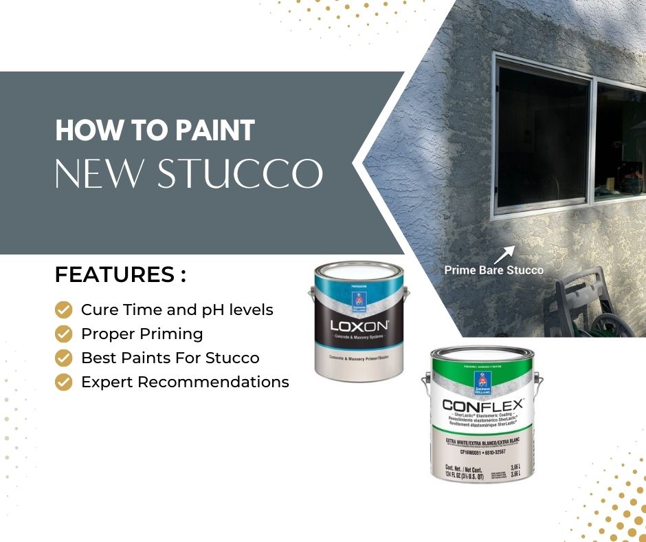 How To Paint New Stucco